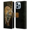 thumbnail image 1 of Head Case Designs Officially Licensed Simone Gatterwe Animals Siberian Tiger Leather Book Wallet Case Cover Compatible with Apple iPhone 13 Pro Max, 1 of 6