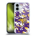 thumbnail image 1 of Head Case Designs NFL Minnesota Vikings Logo Camou Soft Gel Case for Apple iPhone 16, 1 of 7