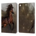 thumbnail image 1 of Head Case Designs Officially Licensed Simone Gatterwe Horses Brown Leather Book Wallet Case Cover Compatible with Apple iPad 9.7 2017 / iPad 9.7 2018, 1 of 6