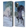 thumbnail image 1 of Head Case Designs Officially Licensed Simone Gatterwe Horses Freedom In The Snow Leather Book Wallet Case Cover Compatible with Apple iPhone 11 Pro Max, 1 of 6