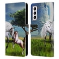 thumbnail image 1 of Head Case Designs Officially Licensed Simone Gatterwe Horses Love Forever Leather Book Wallet Case Cover Compatible with Samsung Galaxy S21 5G, 1 of 6