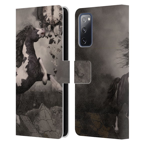Head Case Designs Officially Licensed Simone Gatterwe Horses The Apocalypse Leather Book Wallet Case Cover Compatible with Samsung Galaxy S20 FE / 5G