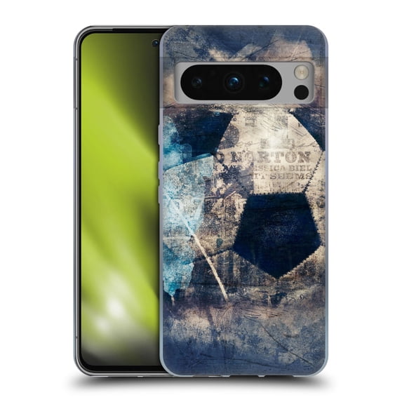 Head Case Designs Officially Licensed Simone Gatterwe Vintage And Steampunk Grunge Soccer Soft Gel Case Compatible with Google Pixel 8 Pro
