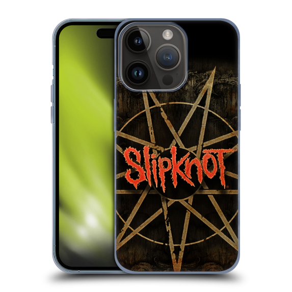 Head Case Designs Officially Licensed Slipknot Key Art Crest Soft Gel Case Compatible with Apple iPhone 15 Pro