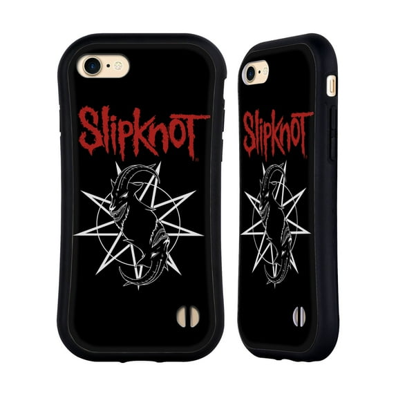 Head Case Designs Officially Licensed Slipknot Key Art Goat Logo Hybrid Case Compatible with Apple iPhone 7 / 8 / SE 2020 & 2022