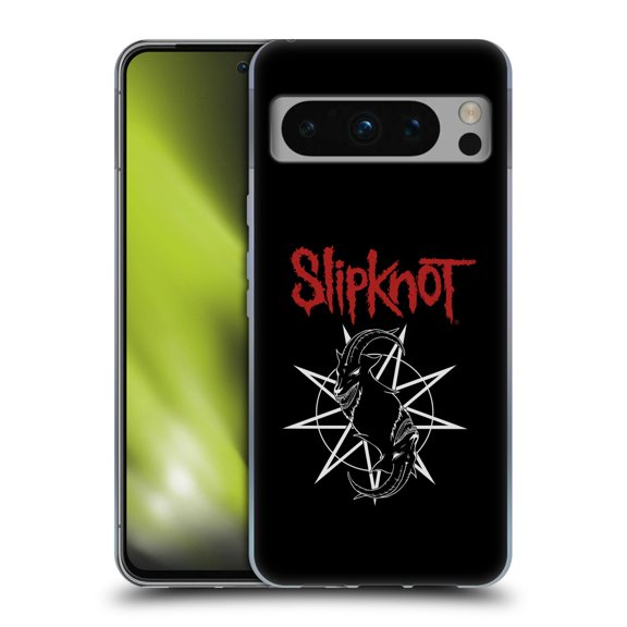 Head Case Designs Officially Licensed Slipknot Key Art Goat Logo Soft Gel Case Compatible with Google Pixel 8 Pro