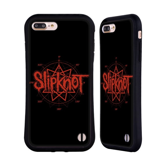 Head Case Designs Officially Licensed Slipknot Key Art Logo Hybrid Case Compatible with Apple iPhone 7 Plus / iPhone 8 Plus