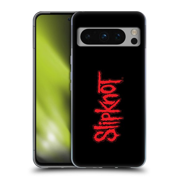 Head Case Designs Officially Licensed Slipknot Key Art Text Soft Gel Case Compatible with Google Pixel 8 Pro