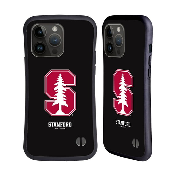 Head Case Designs Officially Licensed Stanford University The Farm Stanford University Plain Hybrid Case Compatible with Apple iPhone 15 Pro Max