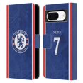 thumbnail image 1 of Head Case Designs Officially Licensed Chelsea Football Club 2025/26 Players Home Kit Pedro Neto Leather Wallet Case Compatible with Google Pixel 8, 1 of 6
