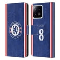 thumbnail image 1 of Head Case Designs Officially Licensed Chelsea Football Club 2025/26 Players Home Kit Enzo Fernández Leather Wallet Case Compatible with Xiaomi 13 5G, 1 of 6