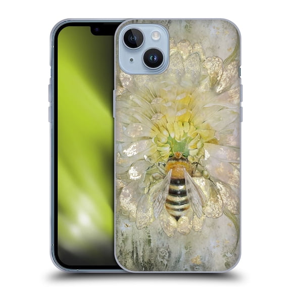 Head Case Designs Officially Licensed Stephanie Law Immortal Ephemera Bee Soft Gel Case Compatible with Apple iPhone 14 Plus