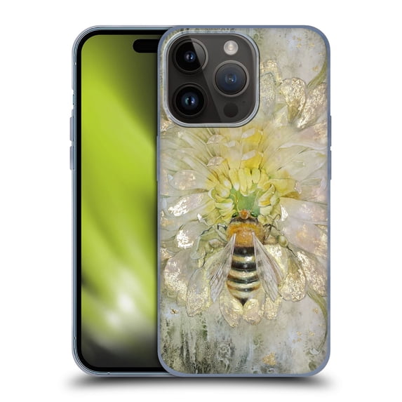 Head Case Designs Officially Licensed Stephanie Law Immortal Ephemera Bee Soft Gel Case Compatible with Apple iPhone 15 Pro