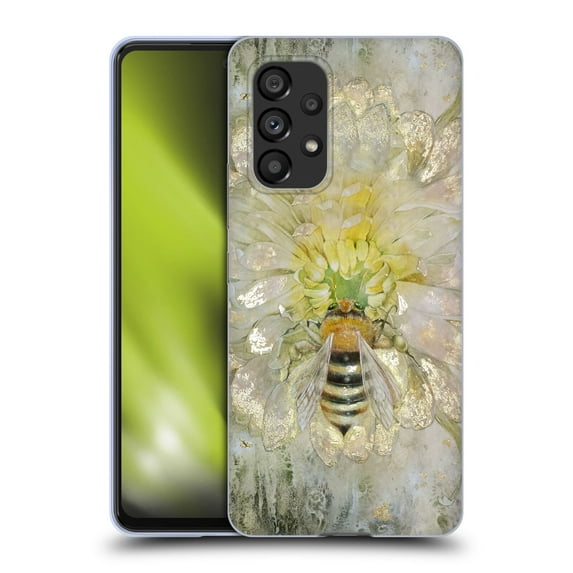 Head Case Designs Officially Licensed Stephanie Law Immortal Ephemera Bee Soft Gel Case Compatible with Samsung Galaxy A53 5G (2022)