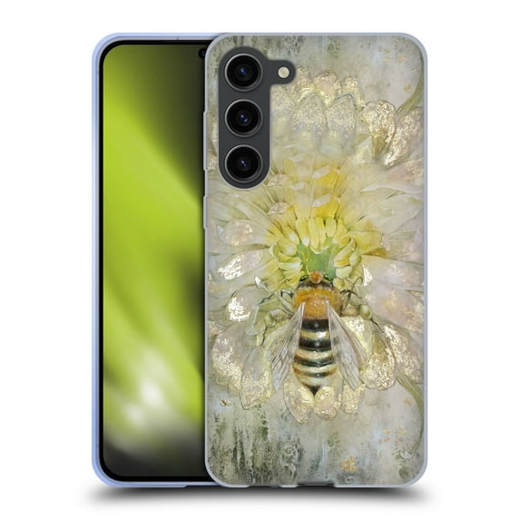 Head Case Designs Officially Licensed Stephanie Law Immortal Ephemera Bee Soft Gel Case Compatible with Samsung Galaxy S23+ 5G