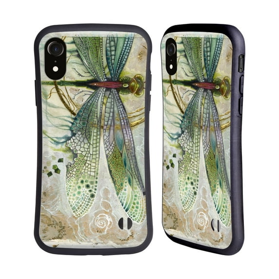 Head Case Designs Officially Licensed Stephanie Law Immortal Ephemera Damselfly 2 Hybrid Case Compatible with Apple iPhone XR