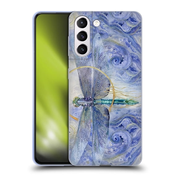 Head Case Designs Officially Licensed Stephanie Law Immortal Ephemera Dragonfly Soft Gel Case Compatible with Samsung Galaxy S21+ 5G