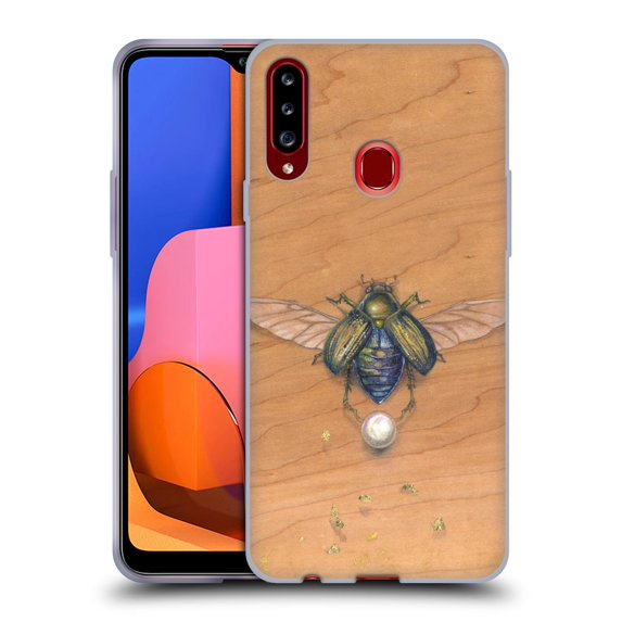 Head Case Designs Officially Licensed Stephanie Law Immortal Ephemera Scarab 2 Soft Gel Case Compatible with Samsung Galaxy A20s (2019)