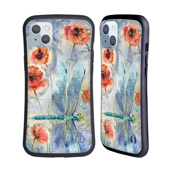 Head Case Designs Officially Licensed Stephanie Law Immortal Ephemera When Flowers Dream Hybrid Case Compatible with Apple iPhone 14 Plus