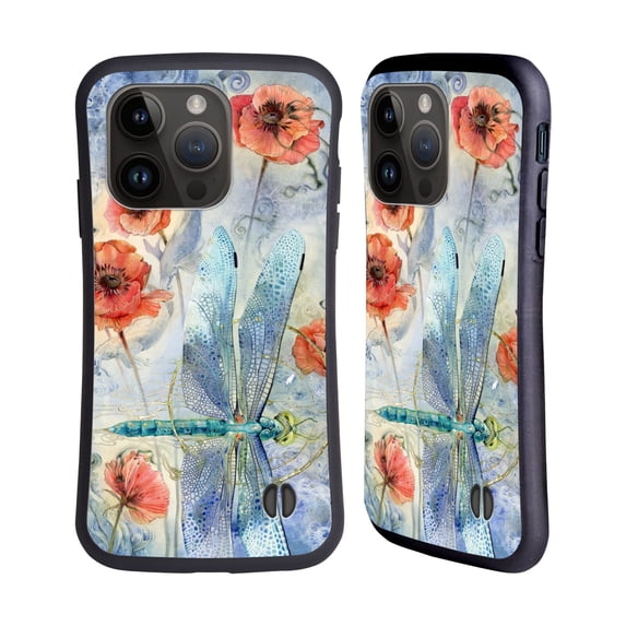 Head Case Designs Officially Licensed Stephanie Law Immortal Ephemera When Flowers Dream Hybrid Case Compatible with Apple iPhone 15 Pro