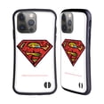 thumbnail image 1 of Head Case Designs Officially Licensed Superman DC Comics 80th Anniversary Logo Hybrid Case Compatible with Apple iPhone 14 Pro, 1 of 7