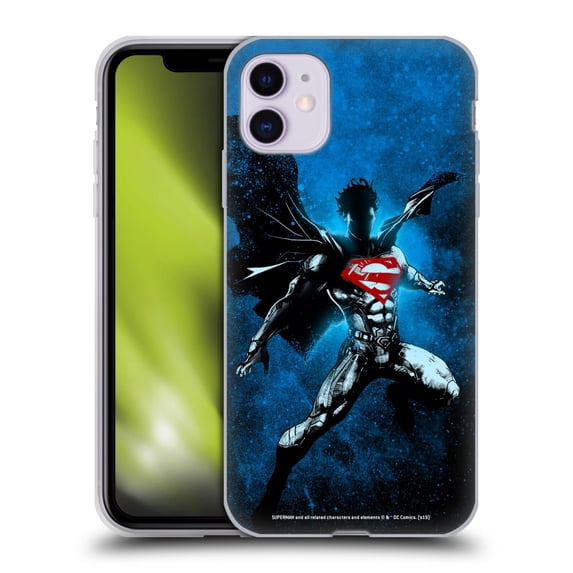 Head Case Designs Officially Licensed Superman DC Comics 80th Anniversary Splatter Soft Gel Case Compatible with Apple iPhone 11
