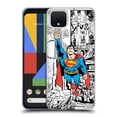 thumbnail image 1 of Head Case Designs Officially Licensed Superman DC Comics Comicbook Art Flight Soft Gel Case Compatible with Google Pixel 4, 1 of 7