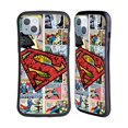 thumbnail image 1 of Head Case Designs Officially Licensed Superman DC Comics Comicbook Art Oversized Logo Hybrid Case Compatible with Apple iPhone 14 Plus, 1 of 7