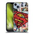 thumbnail image 1 of Head Case Designs Officially Licensed Superman DC Comics Comicbook Art Oversized Logo Soft Gel Case Compatible with Apple iPhone 14 Plus, 1 of 7
