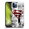 thumbnail image 1 of Head Case Designs Officially Licensed Superman DC Comics Comicbook Art Red Logo Splatter Hard Back Case Compatible with Apple iPhone 12 / iPhone 12 Pro, 1 of 7