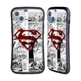 thumbnail image 1 of Head Case Designs Officially Licensed Superman DC Comics Comicbook Art Red Logo Splatter Hybrid Case Compatible with Apple iPhone 14 Plus, 1 of 7