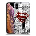 thumbnail image 1 of Head Case Designs Officially Licensed Superman DC Comics Comicbook Art Red Logo Splatter Soft Gel Case Compatible with Apple iPhone XS Max, 1 of 7