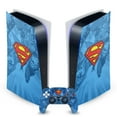 thumbnail image 1 of Head Case Designs Officially Licensed Superman DC Comics Logos And Comic Book Collage Vinyl Sticker Skin Decal Cover Compatible with Sony PS5 Digital Edition Bundle, 1 of 8