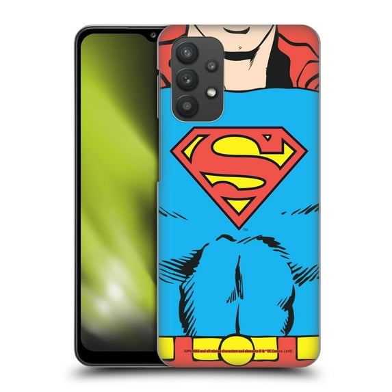 Head Case Designs Officially Licensed Superman DC Comics Logos Classic Costume Hard Back Case Compatible with Samsung Galaxy A32 5G / M32 5G (2021)