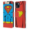 thumbnail image 1 of Head Case Designs Officially Licensed Superman DC Comics Logos Classic Costume Leather Book Wallet Case Cover Compatible with Apple iPhone 15, 1 of 6
