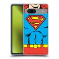 thumbnail image 1 of Head Case Designs Officially Licensed Superman DC Comics Logos Classic Costume Soft Gel Case Compatible with Google Pixel 7a, 1 of 7