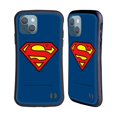 thumbnail image 1 of Head Case Designs Officially Licensed Superman DC Comics Logos Classic Hybrid Case Compatible with Apple iPhone 13, 1 of 7