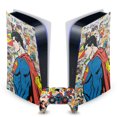 thumbnail image 1 of Head Case Designs Officially Licensed Superman DC Comics Logos And Comic Book Character Collage Vinyl Sticker Skin Decal Compatible with Sony PS5 Digital Edition Bundle, 1 of 8