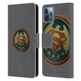 thumbnail image 1 of Head Case Designs Officially Licensed Superman DC Comics Logos Distressed Badge Leather Book Wallet Case Cover Compatible with Apple iPhone 12 / iPhone 12 Pro, 1 of 6