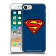 thumbnail image 1 of Head Case Designs Officially Licensed Superman DC Comics Logos Distressed Look Soft Gel Case Compatible with Apple iPhone 7 / 8 / SE 2020 & 2022, 1 of 7