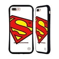 thumbnail image 1 of Head Case Designs Officially Licensed Superman DC Comics Logos Oversized Hybrid Case Compatible with Apple iPhone 7 Plus / iPhone 8 Plus, 1 of 7