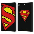 thumbnail image 1 of Head Case Designs Officially Licensed Superman DC Comics Logos Oversized Leather Book Wallet Case Cover Compatible with Apple iPad 10.2 2019/2020/2021, 1 of 6
