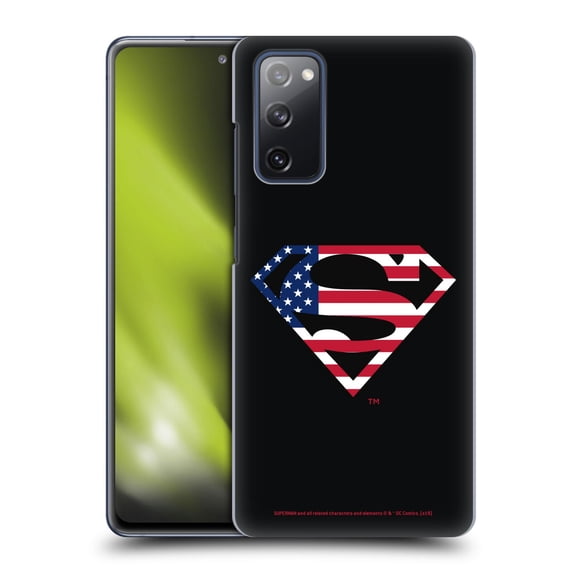 Head Case Designs Officially Licensed Superman DC Comics Logos U.S. Flag 2 Hard Back Case Compatible with Samsung Galaxy S20 FE / 5G