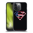 thumbnail image 1 of Head Case Designs Officially Licensed Superman DC Comics Logos U.S. Flag 2 Soft Gel Case Compatible with Apple iPhone 14 Pro, 1 of 7