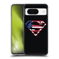 thumbnail image 1 of Head Case Designs Officially Licensed Superman DC Comics Logos U.S. Flag 2 Soft Gel Case Compatible with Google Pixel 8, 1 of 7