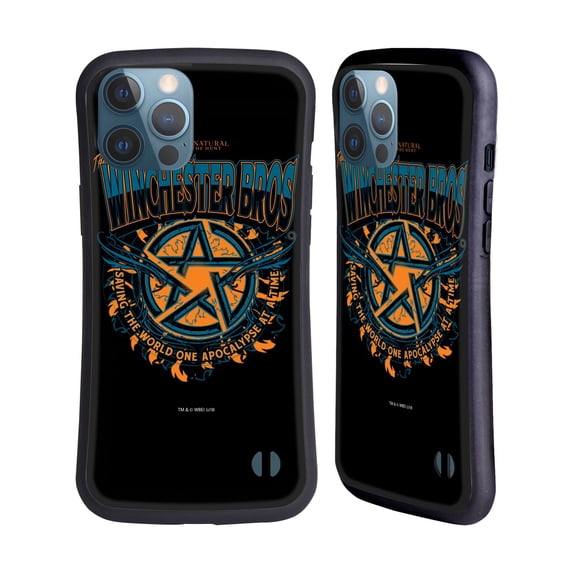 Head Case Designs Officially Licensed Supernatural Graphic Apocalypse Hybrid Case Compatible with Apple iPhone 13 Pro Max