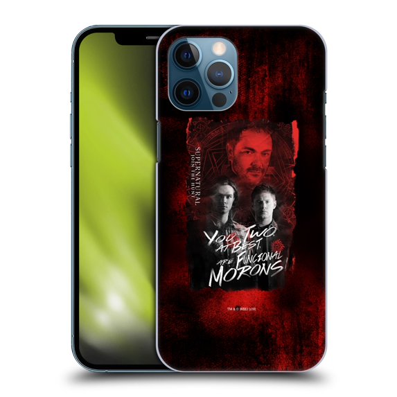 Head Case Designs Officially Licensed Supernatural Graphic Castiel Hard Back Case Compatible with Apple iPhone 12 Pro Max