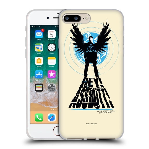 Head Case Designs Officially Licensed Supernatural Graphic Hey Ass-Butt Soft Gel Case Compatible with Apple iPhone 7 Plus / iPhone 8 Plus