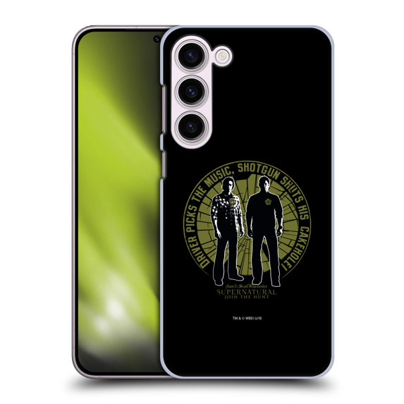 Head Case Designs Officially Licensed Supernatural Graphic Sam & Dean Hard Back Case Compatible with Samsung Galaxy S23+ 5G