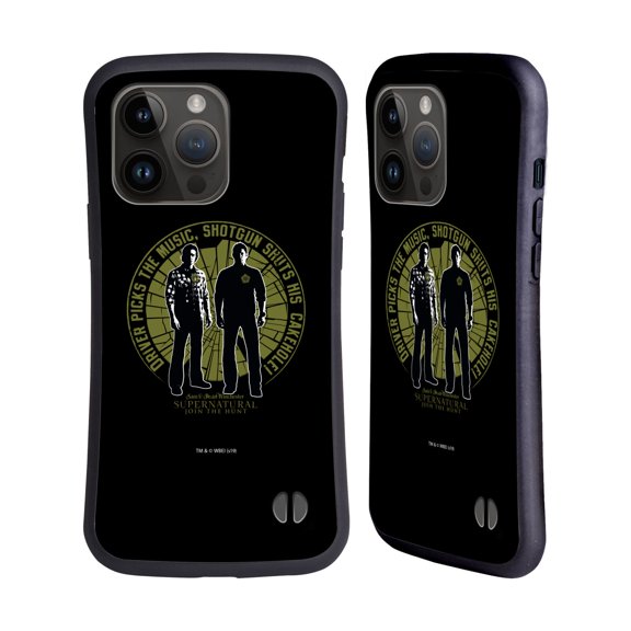 Head Case Designs Officially Licensed Supernatural Graphic Sam & Dean Hybrid Case Compatible with Apple iPhone 15 Pro Max
